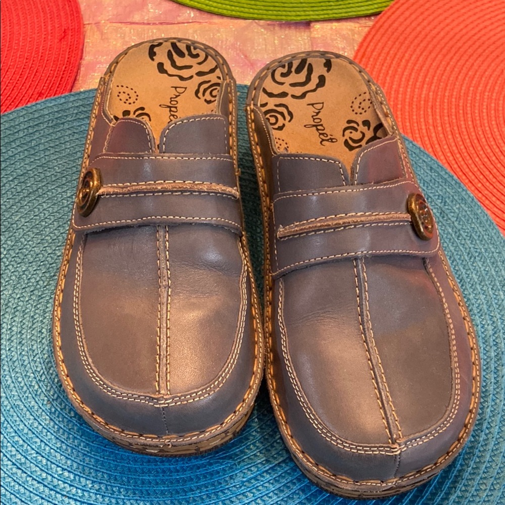 Propet Blue Loafers Slip-Ons Comfort Shoes